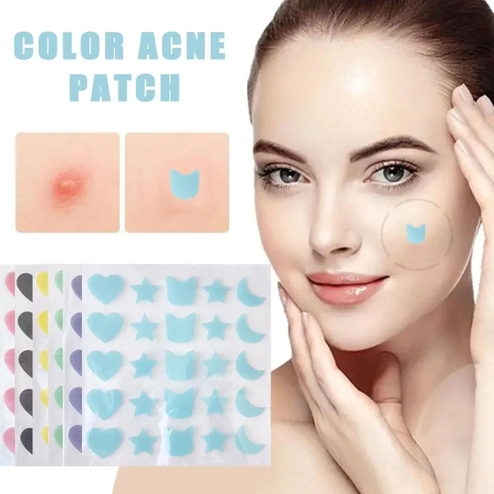 Reparação acne remendo cuidados com a pele facial desaparecer manchas espinha acne espinha capa remendo fechado reparação marcas de acne manchas w4r2