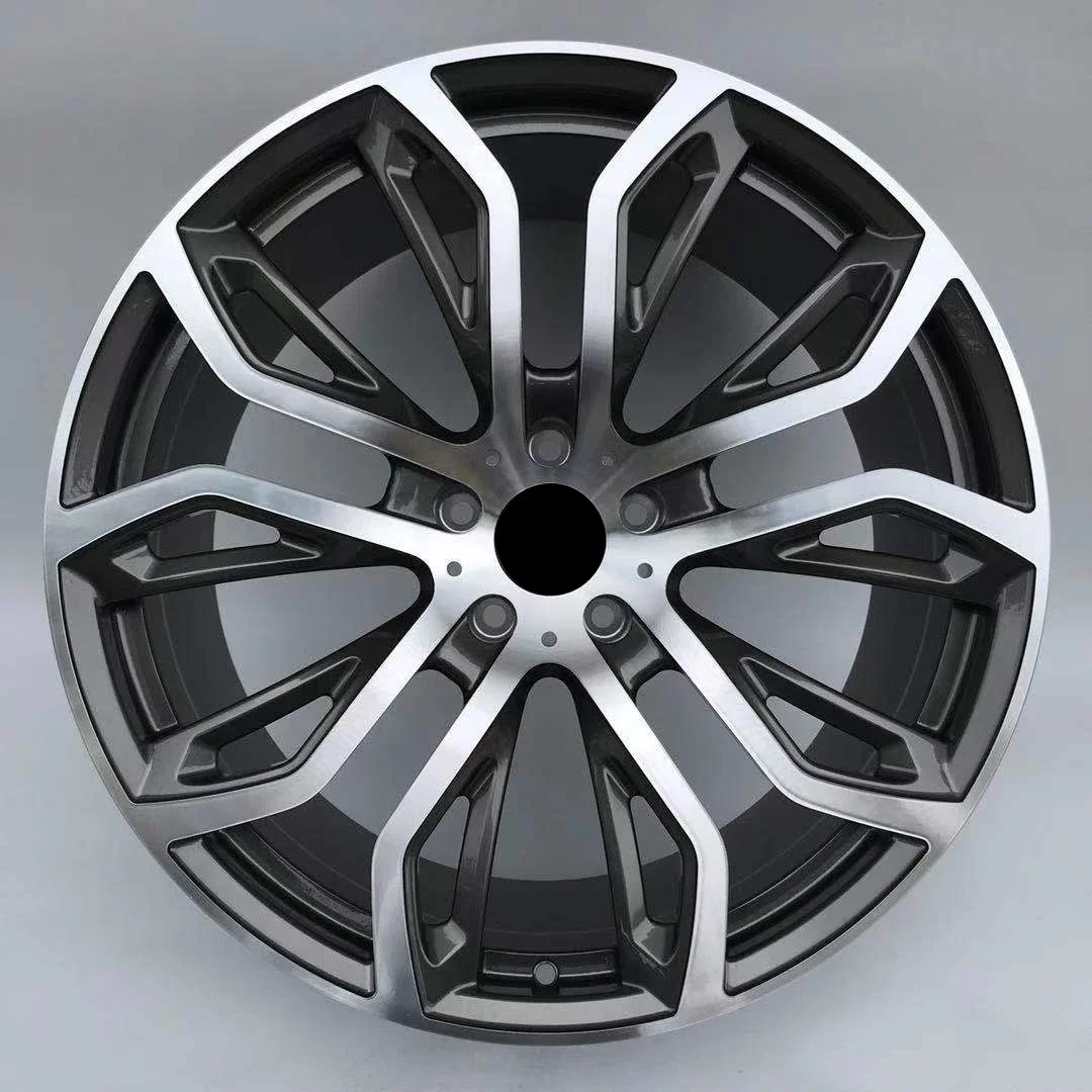 20 21 22 Inch Classic Style Car Wheels Silver Alloy Rims Rear 20X8.5 Front 20X9.5 Et30 Pcd5X120 Cb72.6 For Bmw Series