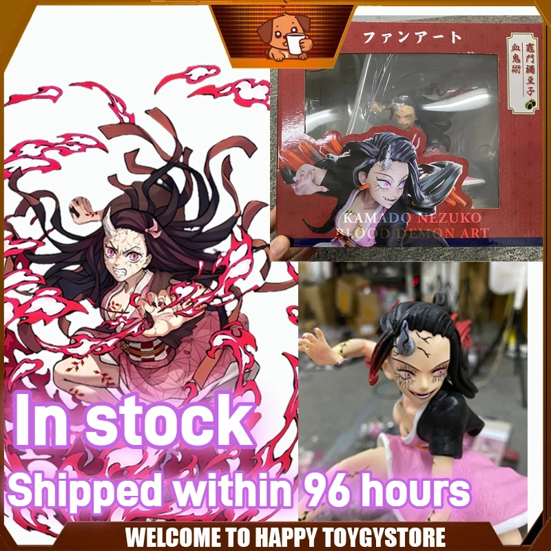 

Новый Demon Slayer Blade Аниме Фигурка Камадо Незуко Фигурки Модель Статуя Коллекция Настольное Украшение Мальчики Игрушки