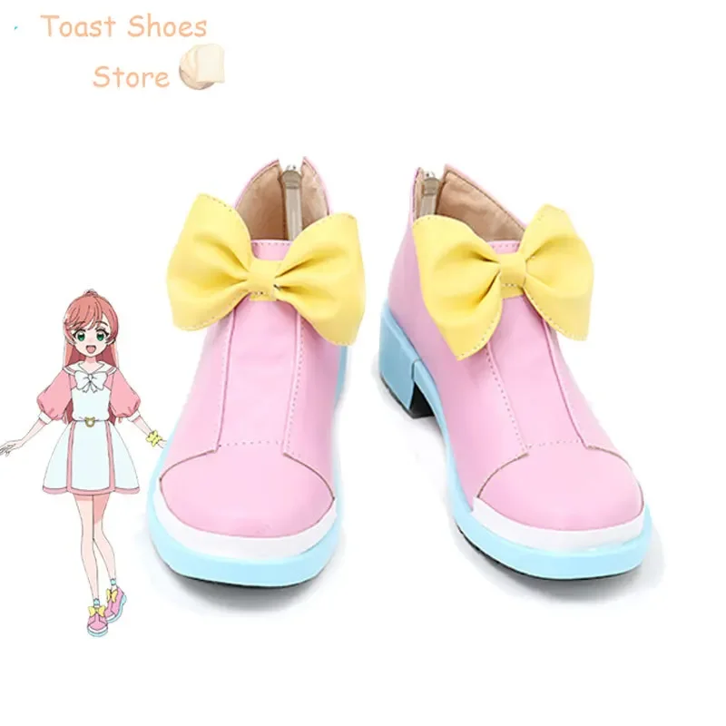 Cure Prism Cosplay Shoes Precure Cosplay Prop PU Leather Shoes Halloween Carnival Boots Costume Prop