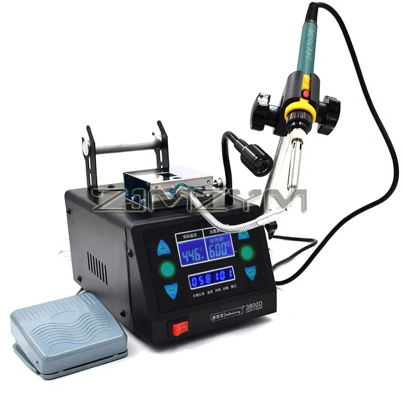 100W Foot-operated Soldering Machine, 600℃ Automatic Soldering Iron With Constant Temperature Soldering Station