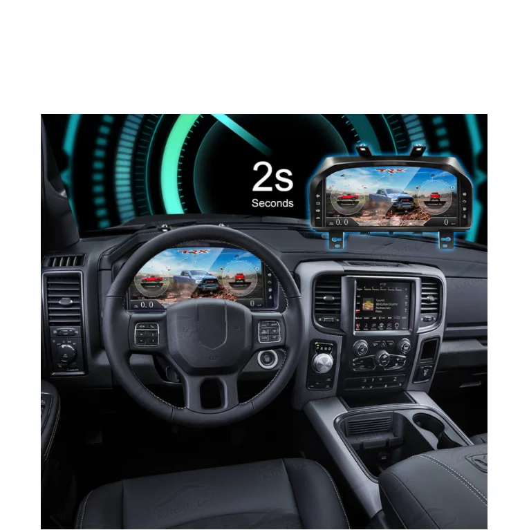 

Speedometer Gauge Multiple Driving Modes Intelligent Digital Cluster Instrument Cluster for Dodge Ram 2008-2018