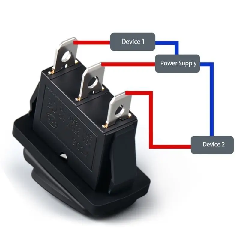 652F Practical Snaped In Mounting IP65 Small Rocker Switches 16A Suitable for Wet Environment and Outdoor Installations