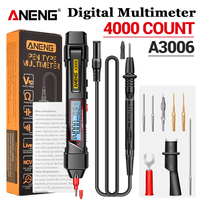 ANENG A3006 Digital Multimeter 4000 Counts Pen Type AC/DC Voltage Ohm Diode Tester Auto Range Capacitance OHm Hz NCV Detector