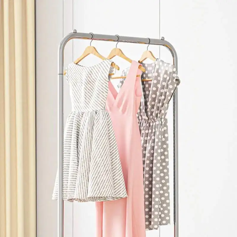 

Stand Clothes Floor Mobile Multifunctional Clothes Hanger Storage Coat Rack Wheels Dressing Room Percheros House Accessories