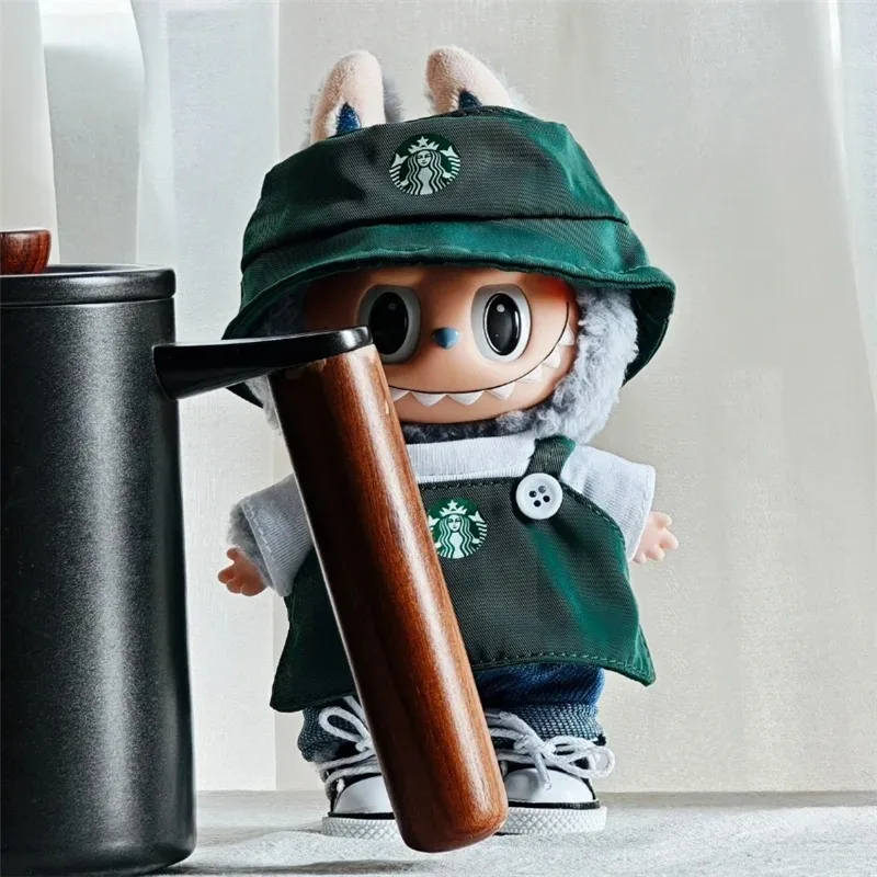 15 17 センチメートルラビュブ人形ファッションドリンクコーヒー作業服衣装服作業コスプレ服靴メガネセットアクセサリー