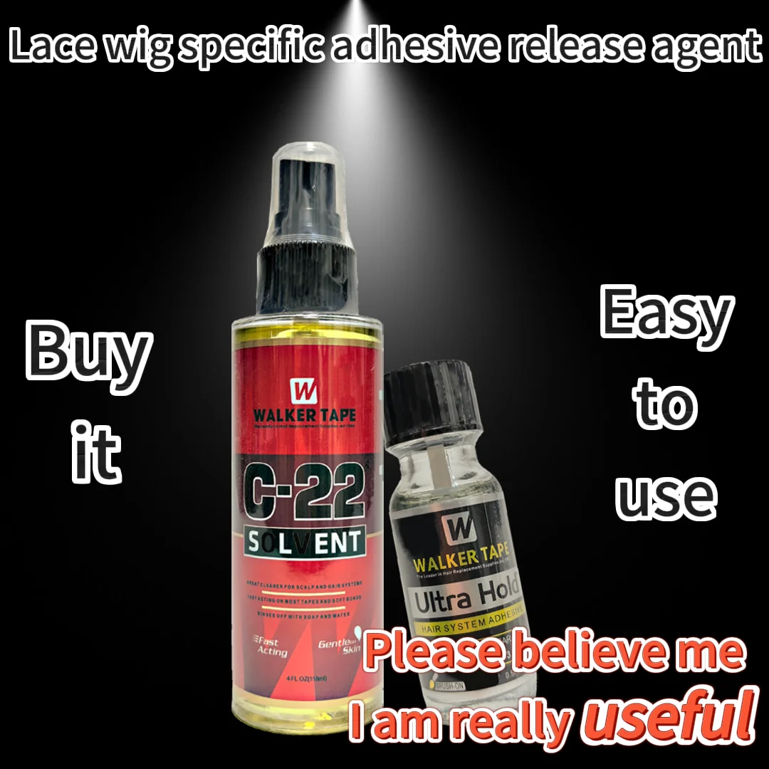 شريط لاصق من الدانتيل C22 Walker مقاوم للماء ومتين وسريع الجفاف، مناسب للعب الأدوار من الدانتيل الصناعي بدون خياطة