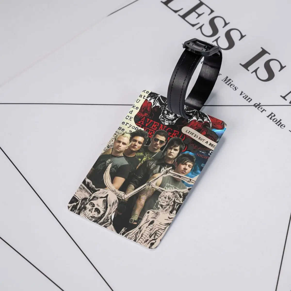 

Бирки для багажа Avenged Sevenfold: аксессуары для чемоданов, идентификационные бирки для путешествий, держатели для багажа с местом для имени и адреса