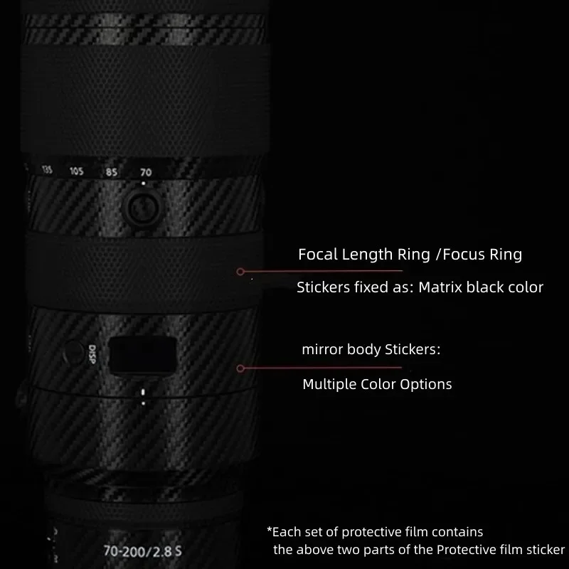 Z70-200/2.8 S Sticker Camera Lens Coat Wrap Film Protector Vinyl Decal Skin For Nikon Z 70-200mm 2.8 VR 70-200 F2.8 F/2.8 Z70200