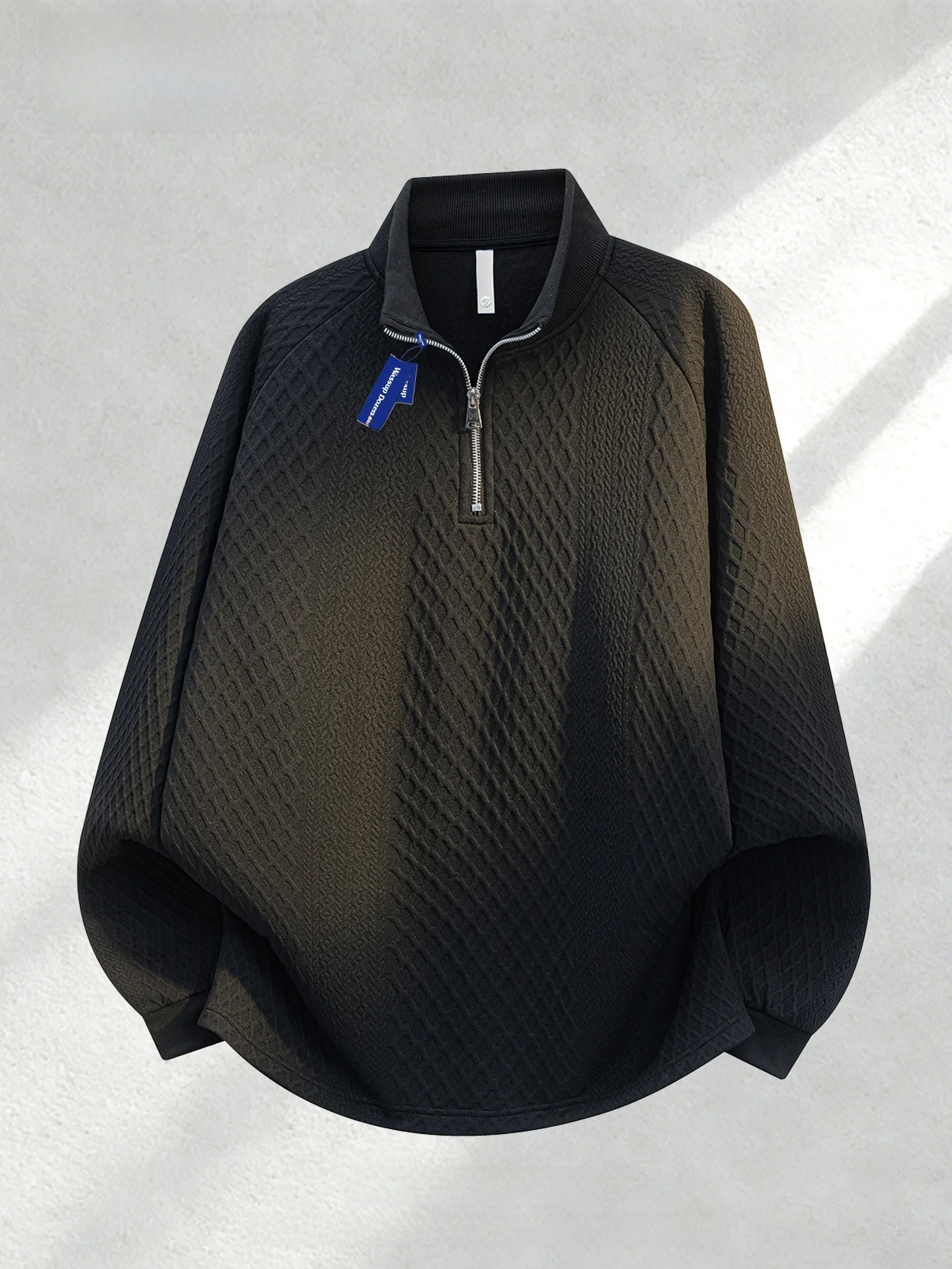 

Молодежная толстовка Wassup Dozen Spring свободного кроя с длинными рукавами, на молнии, с воротником-стойкой, в корейском повседневном стиле, из полиэстера