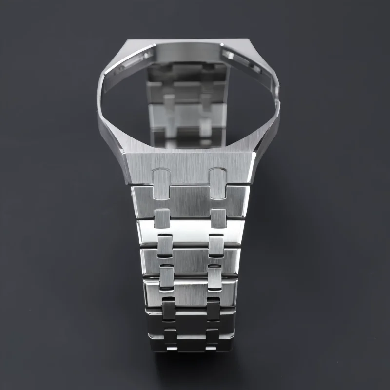 Stainless Steel Watch Case And Strap Mod Kit For Swatch X AP Royal Pop Pocket Changer To Wristwatch Personalized Accessories