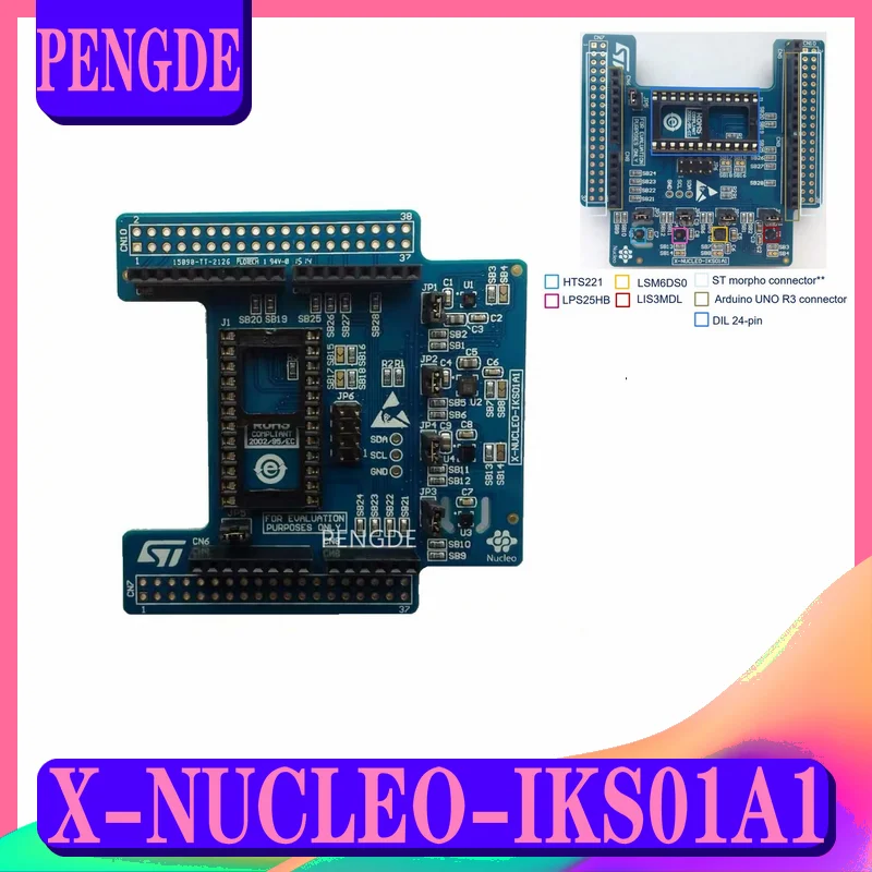 

Spot X-NUCLEO-IKS01A1 STM32 Nucleo running MEMS and environmental sensor expansion board new development board