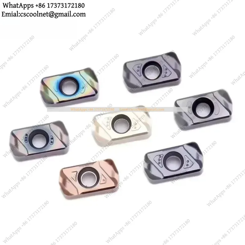 10pc LNMU0303 LNMU0303ZER Carbide Inserts for EXN03R TXN03R Fast Feed Double Sided Milling Holder CNC Face Mill Cutter