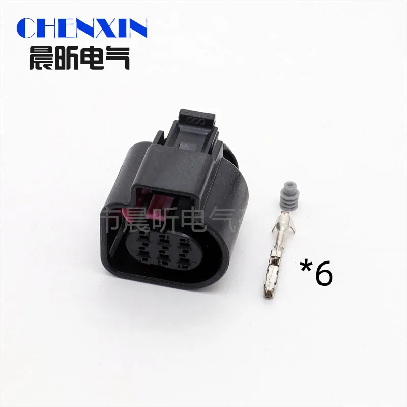 

car accessory 6 Pin 1928404669 Vehicle Speed Accelerator Pedal Plug Oxygen Sensor Socket For VW Audi Cadillac