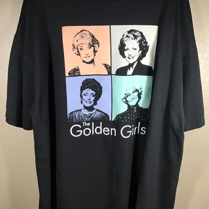 تي شيرت The Golden Girls I 80 ein 90 TV أسود مقاس 2XL 4 23 #1