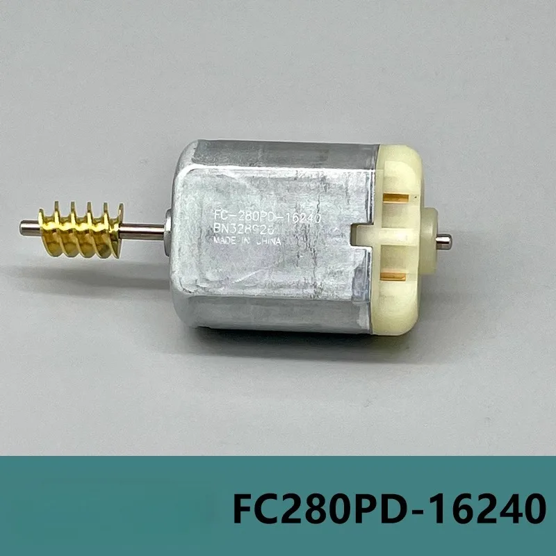 Mabuchi FC-280PD-16240  Worm Gear Shaft Mini 24mm Carbon Brush Motor Car Door Lock Actuator Rearview Mirror Repair