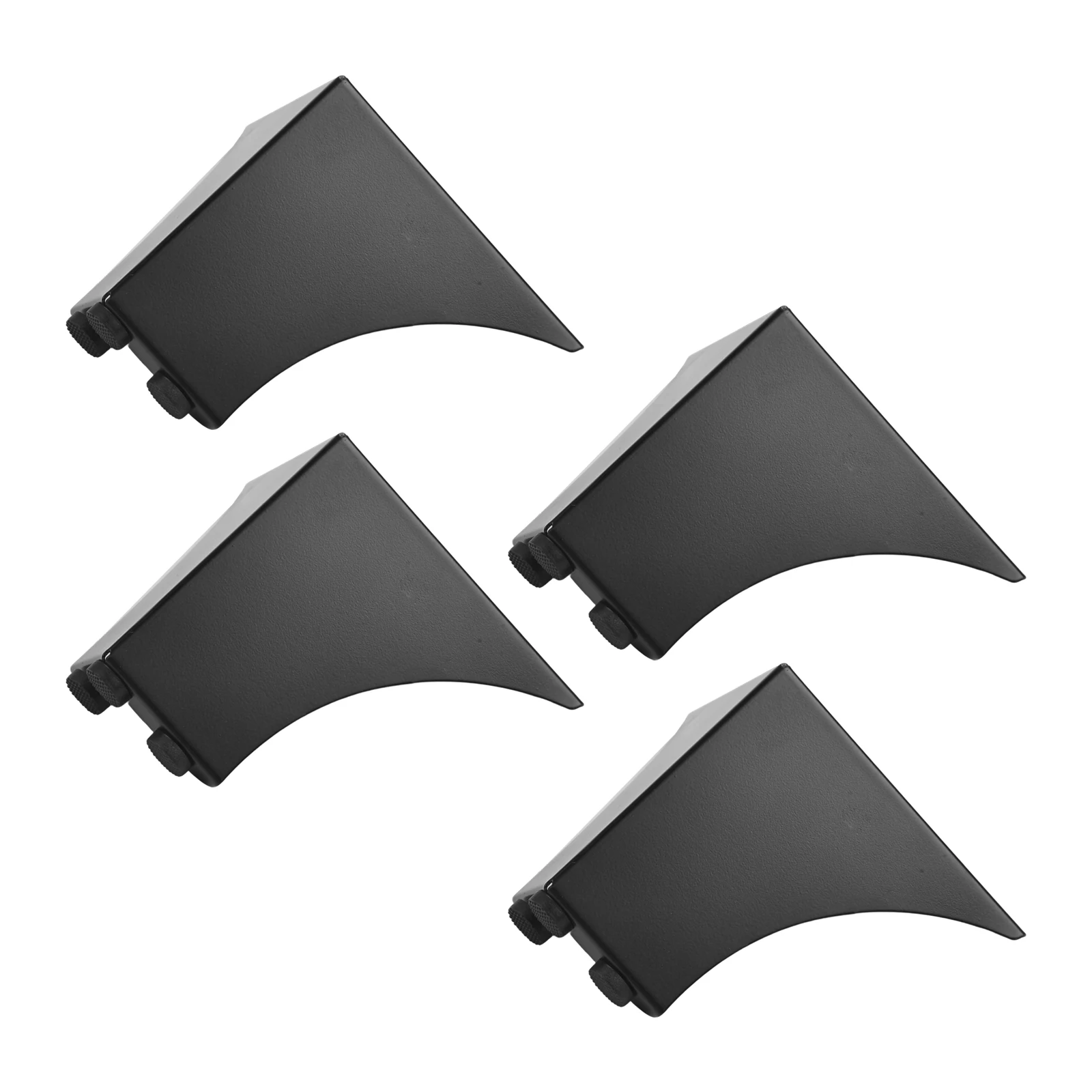 4pcs Heavy Duty Metal Sofa Legs for Furniture Support Stable L Shaped Design with Non Slip Rubber Pads for DIY Projects