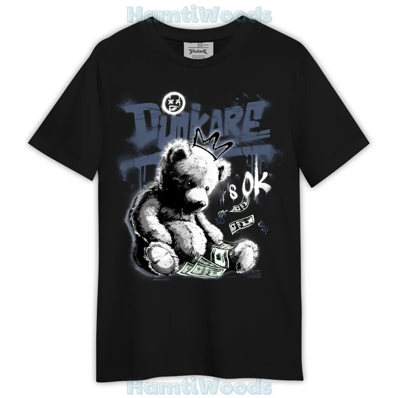 Low Diffused Blue 11s Shirt, Bear It's OK Shirt Outfit 1405 HDT