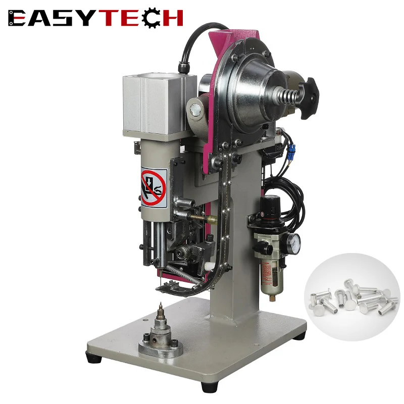 Small and compact design fully automatic eyeleting machine for auto parts PCB Electrical product