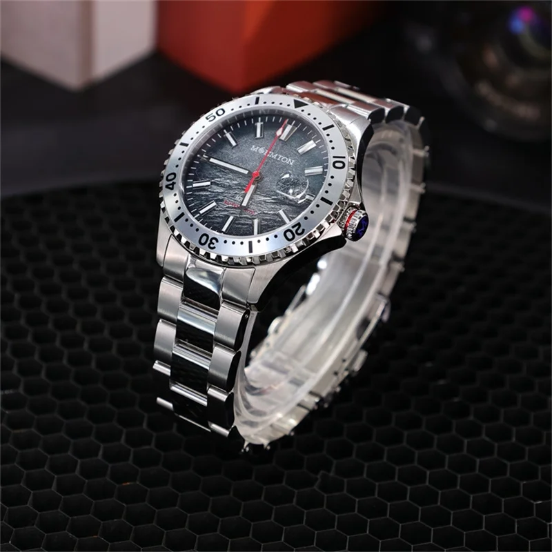 MOEMTON Men's mechanical watch German brand 10bar waterproof fashion luxury sports watch