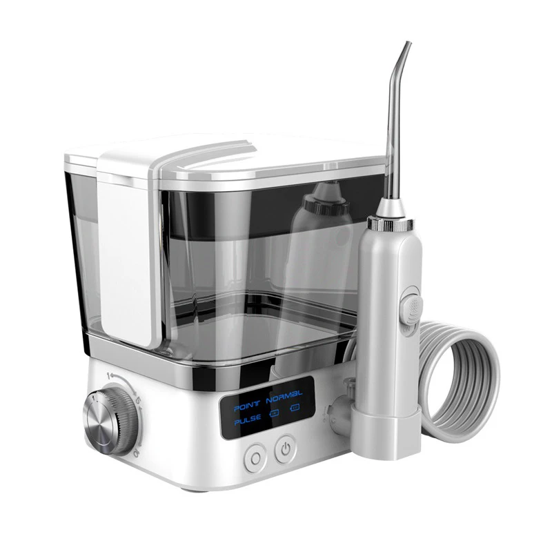 600ML Electric Oral Irrigator Dental Water Jet Flosser for Household Dental Use With 10 Modes IPX7 Tooth Cleaner Whitening Tooth