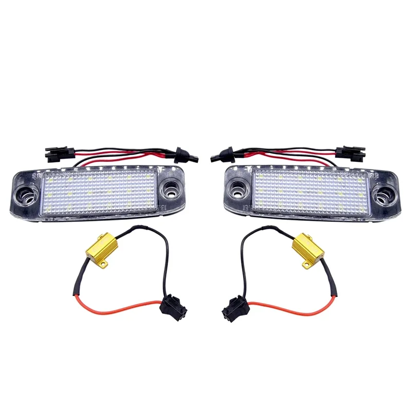 Fit For KIA Carens / Ceed / Rondo 1 Pair 12V LED Car License Plate Light Number Plate Lamp High Quality LED Lights