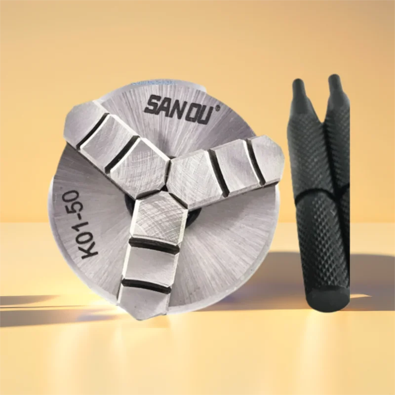 Good Price SANOU Mini Wood Chuck 50mm 3 Jaw Self-Centering Lathe Chuck for Precision Woodworking Machining
