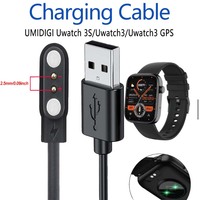 Smart Watch Charger for UMIDIGI Uwatch 3S/Uwatch3/Uwatch3 GPS/Uwatch2/UFit/Urun USB Magnetic Charging Cable Cord Smartwatch