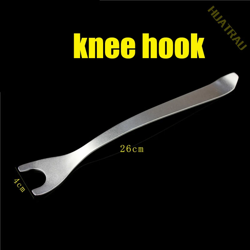 

Knee joint hook tibial platform puller orthopedic instrument medical double round tooth head ligament tissue bone pry retractor