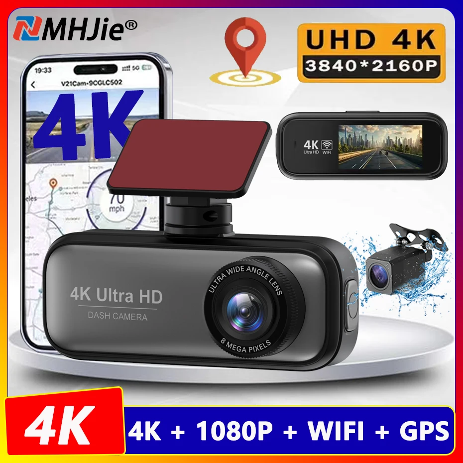Dash Cam 4K Camera …