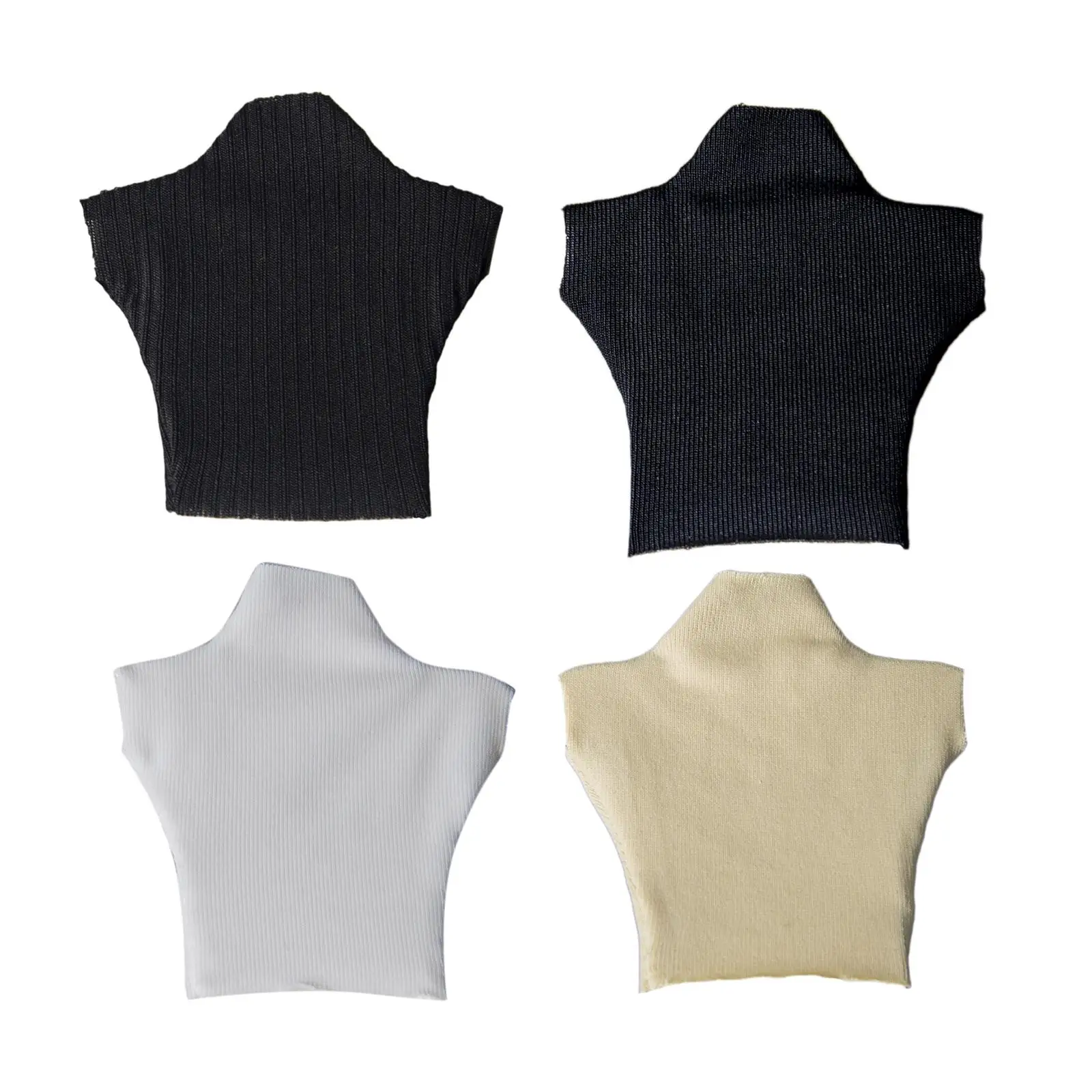 1:12 アクションフィギュア服、女性用ベストタンクトップ、生地、ミニ人形コスチュームアクセサリー、6インチ女性用ミニチュア服