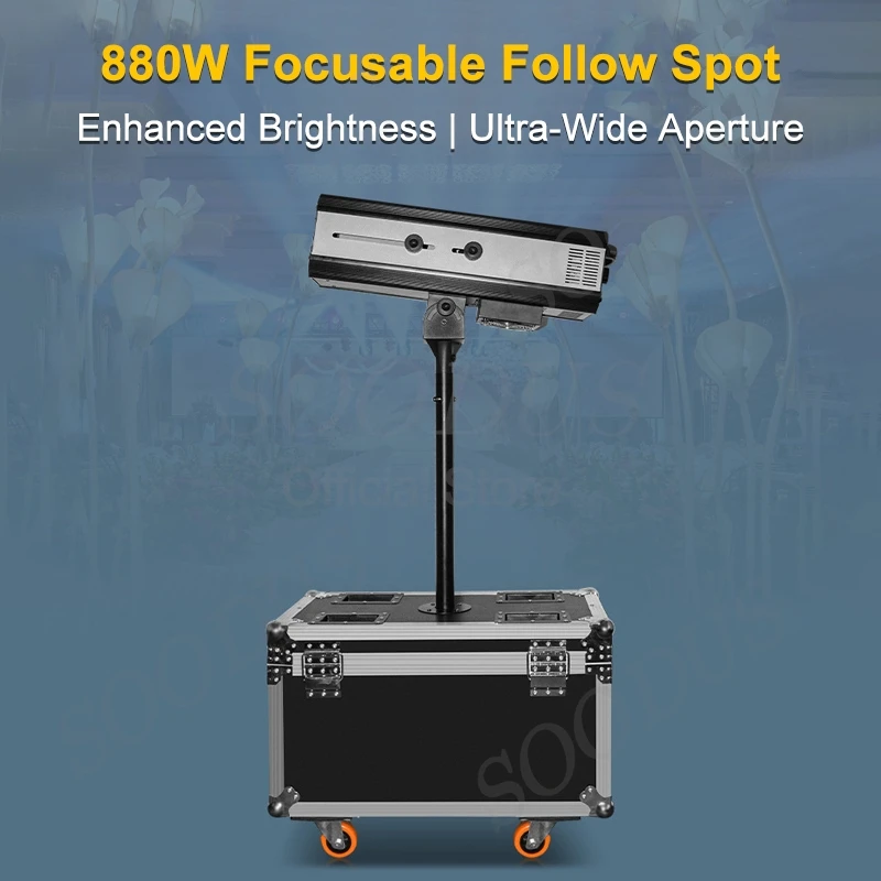 

880 Вт/660 Вт/330 Вт светодиодный прожектор со штативом для свадебной сцены, концерта, высокая яркость, регулируемый луч, прожектор с подставкой