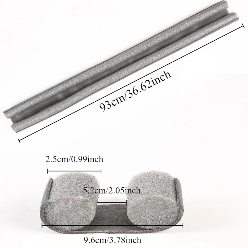 1/2 قطعة أبيض رمادي أسود الباب التماس ختم الشريط عازلة للصوت يندبروف الشتاء التعلم عزل الصوت نافذة الباب ختم الشريط #3