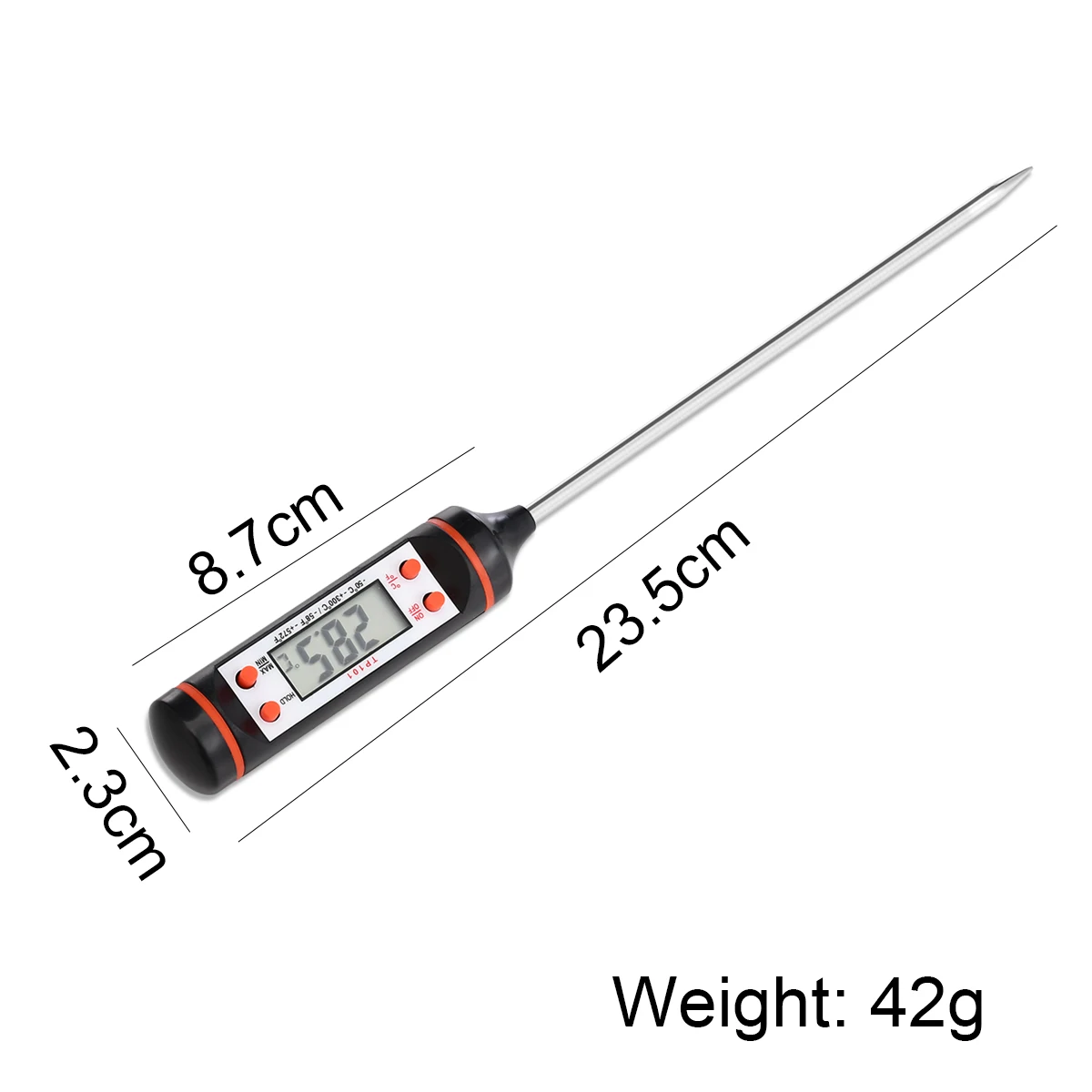 JJYY Termometro digitale per carne Cottura degli alimenti Sonda da cucina Bufalo Latte Forno liquido Temperatura digitale Stonego Utensile da cucina