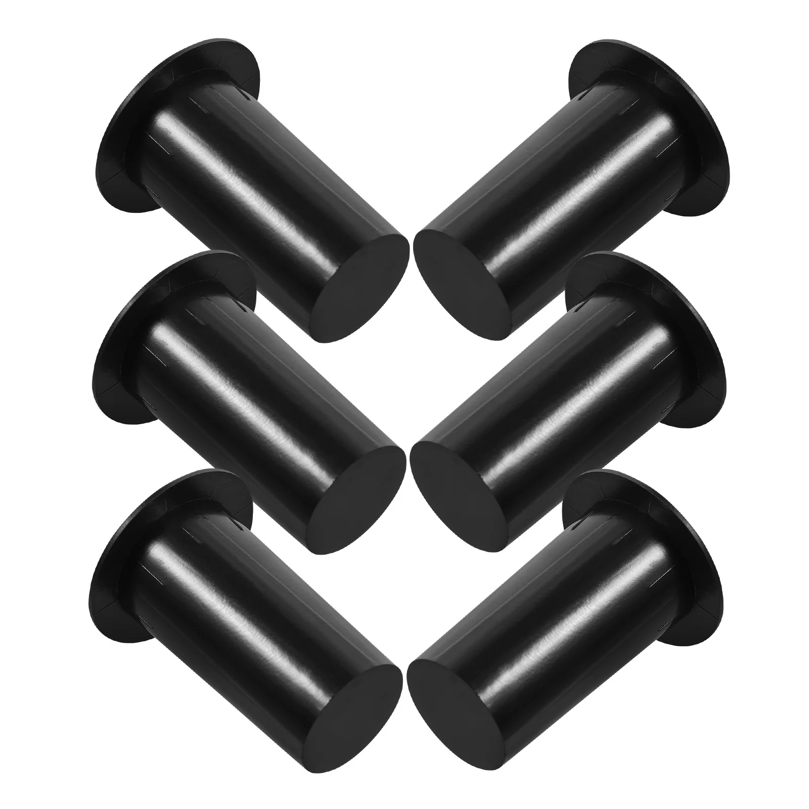 

6Pcs Microphone Stand Stable Plastic Desktop Mic Holder Base for Office Studio Broadcast Microphone Rack Mic Support Stand Rack