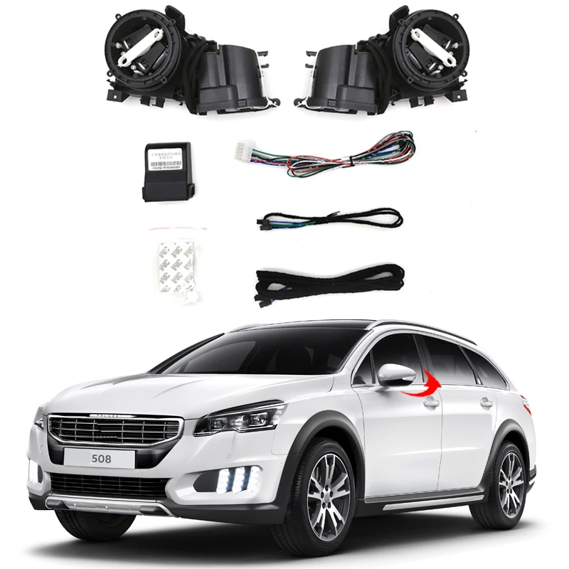 

For Peugeot 508 2008-2023 Auto Intelligent Automatic Car Electric Rearview Side Mirror Folding System Kit Module