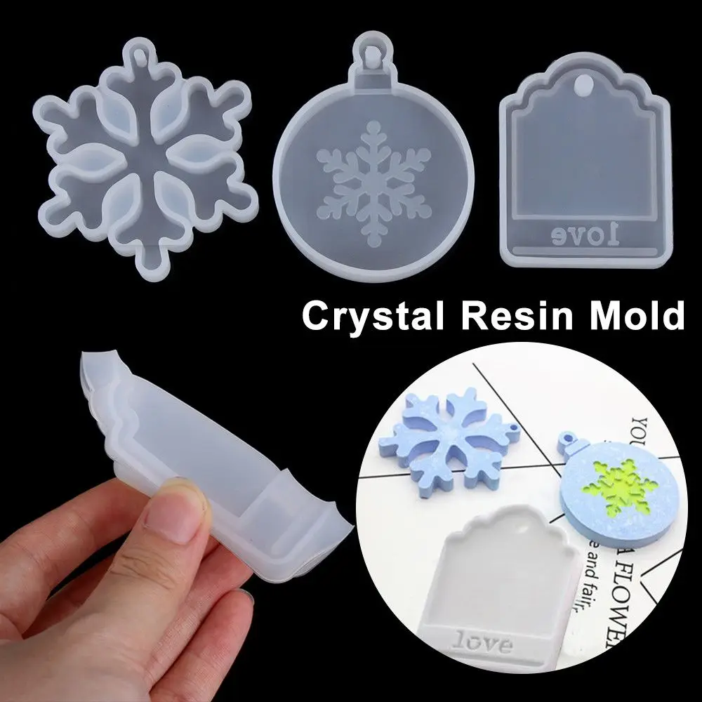 

Украшение сумки, подвесные бирки для рождественской елки, форма для хрустальной смолы, рождественский орнамент, формы из эпоксидной смолы, силиконовая форма