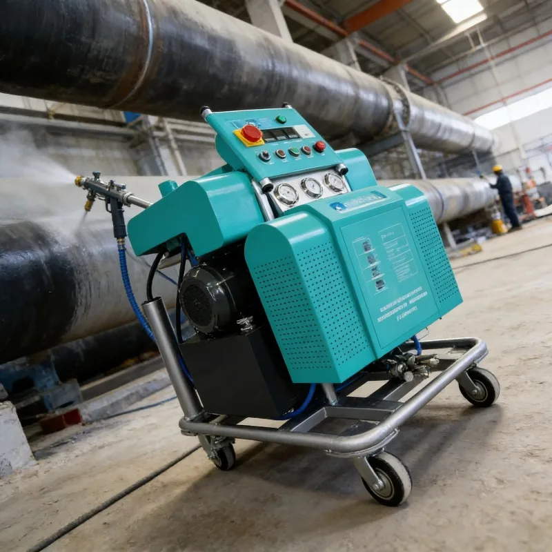 Anti Clogging Polyurea Spray Machine For Smooth Operation Reliable Polyurethane Foam Equipment With Self Cleaning Gun