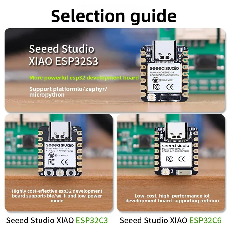 Seeed Studio XIAO ESP32 S3 C3 C6 Sense Visual AI التعرف على لوحة تطوير التحكم الرئيسية #4