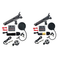 BM800 Microphone Kit Studio With V8 Sound Card Professional Microphone Studio Condenser Microphone For Computer