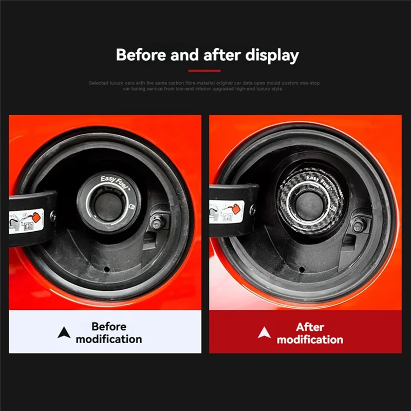 

AS-For Ford Mustang Fuel Tank Cover For Ford Mustang Carbon Fiber For Ford Mustang Car Accessories