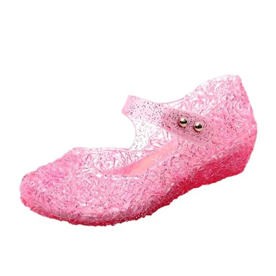 

Jelly Shoes for Girls, Snow Queen Princess Birthday Sandals for Little Girls, Sandals Size, Frozen Inspired Party Cosplay Costu