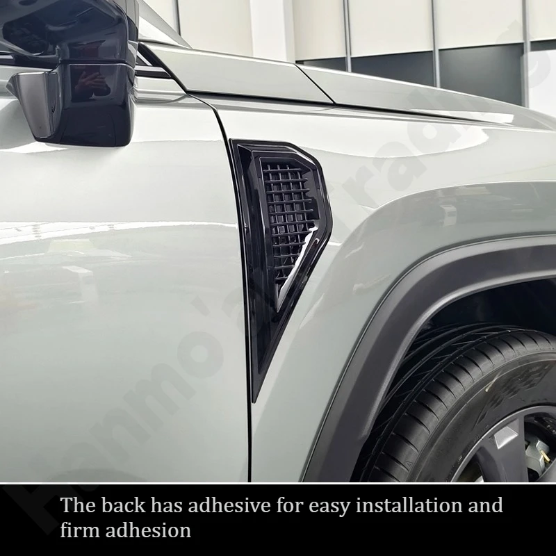 for GWM Haval-V7 2024 Hybrid Version Leaf Board Decorative Sticker/Black Knight Decorative Sticker for Air Outlet/Fender