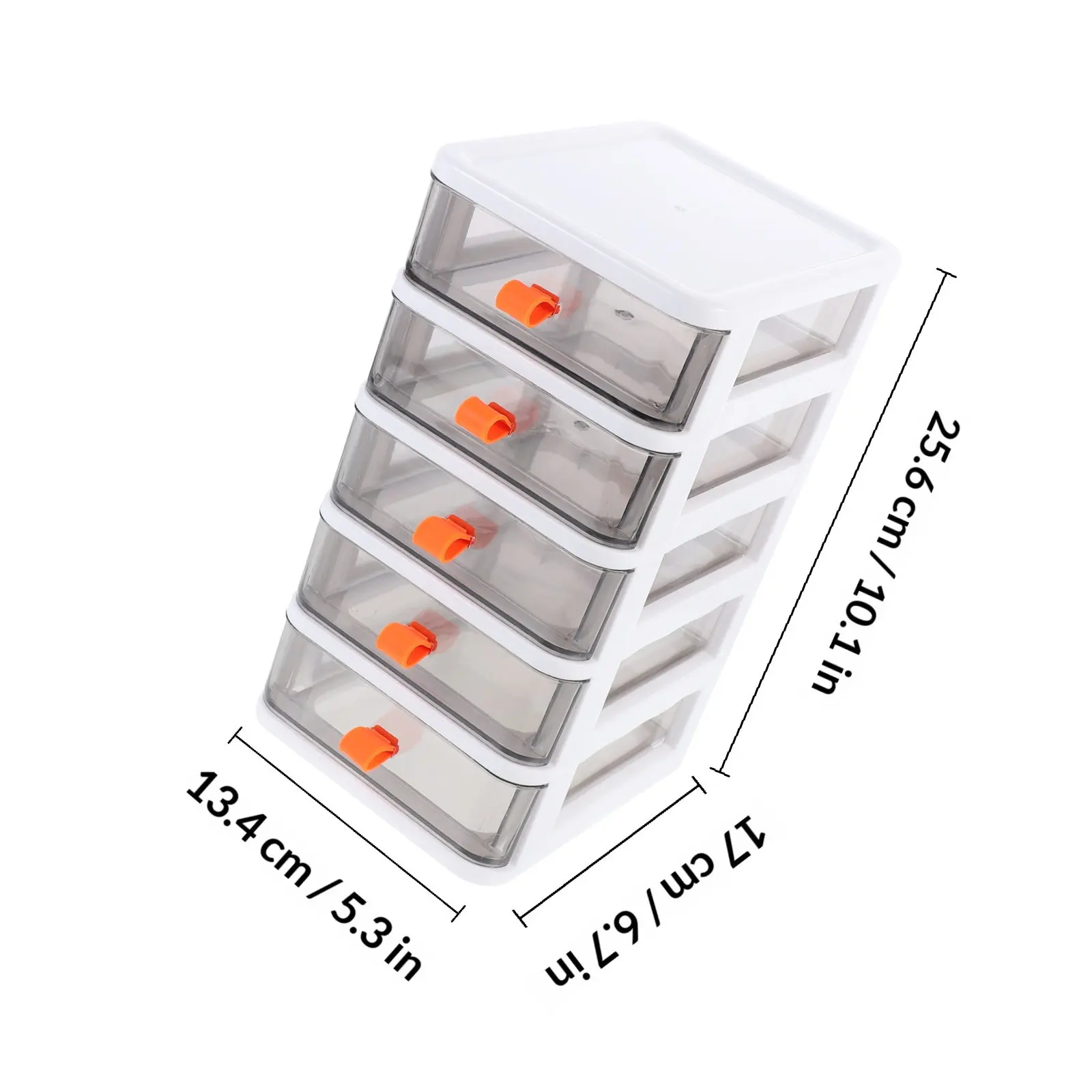 Multi-Storey Desktop Storage Box Organizer for Office, School & Home – Portable PP Small Desk Organizer