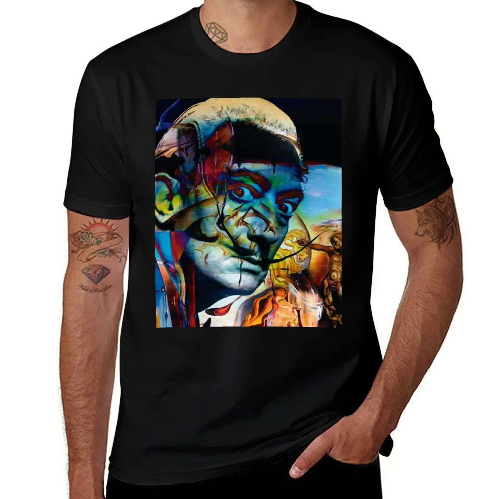 

Salvador Dalí - Light of Genius T-Shirt anime t shirts oversize cotton t shirts high quality essential t shirt T-shirt