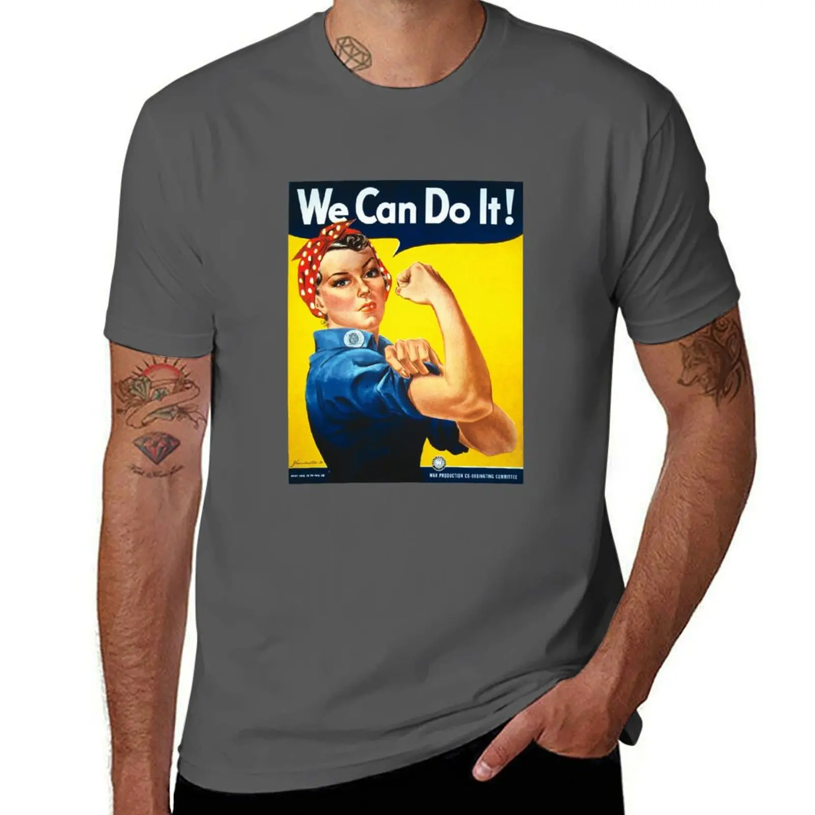 

The We Do Rosie It -- Can Riveter T-Shirt Performance Workout Short Sleeve Tee