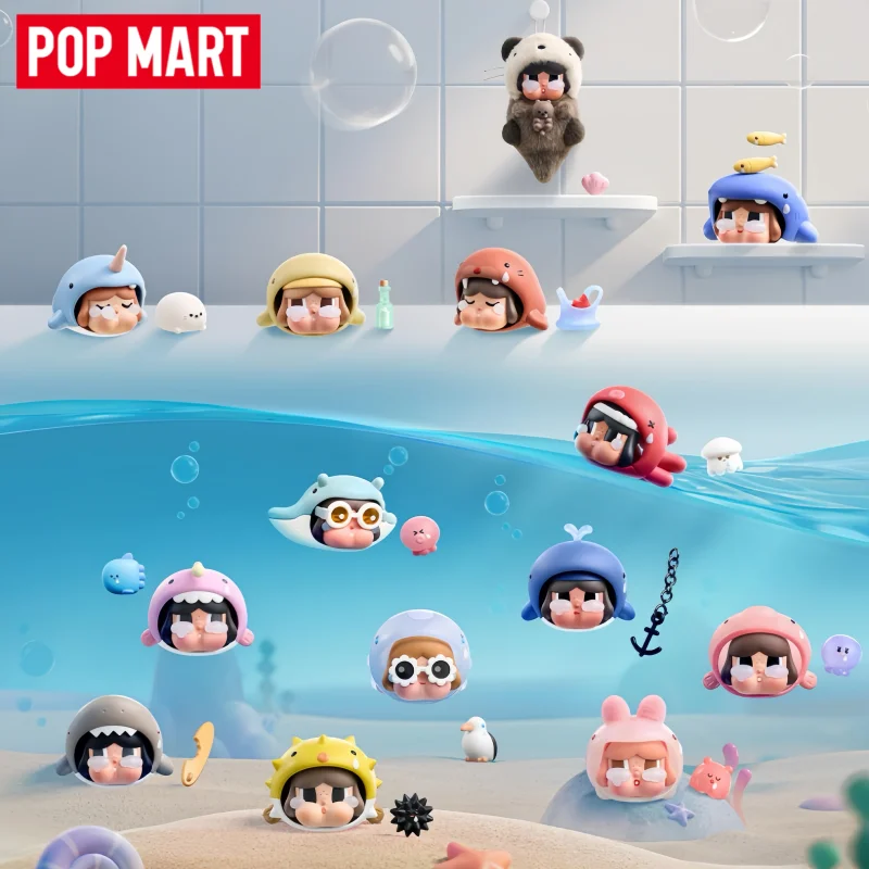 2026 Neu POP MART CRYBABY Cry Me An Ocean Serie Blind Box Sammelfigur Niedliche Meeres-Themen Schreibtisch-Dekoration Geburtstagsgeschenke