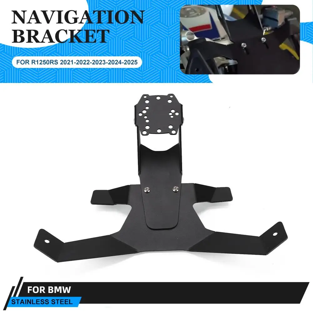 

NEW Motorcycle Phone Holder Stand GPS Mount Navigator Plate Bracket For BMW R1250RS R 1250 RS 2021-2022-2023-2024-2025