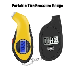 Test For Auto Car Motorcycle Tyre Pressure Gauge Meter Car Tire Manometer Barometers Tester Diagnostic Tools Electronic Digital