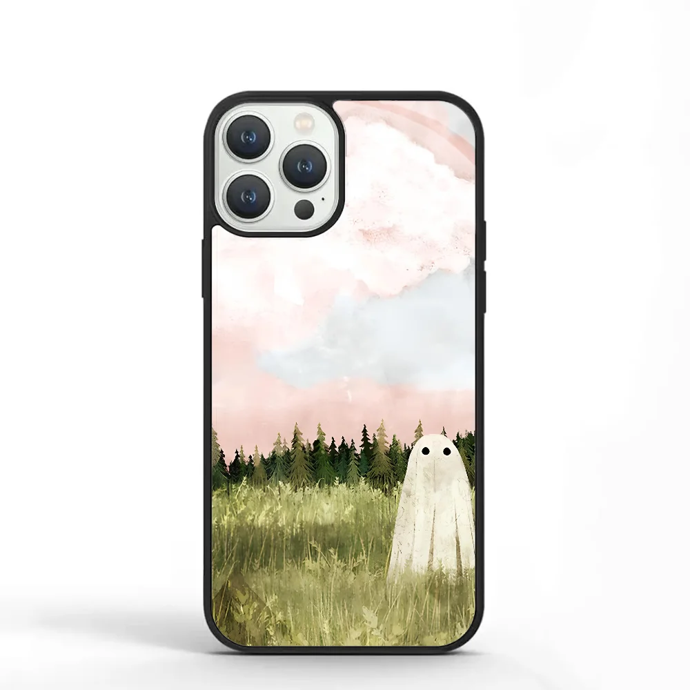 Cotton Candy Skies Phone Case For IPhone 11 12 13 14 15 Plus Pro Max Mirror Acrylic PC TPU Cover